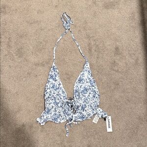 Garage Floral Halter Top. Never worn, size Medium